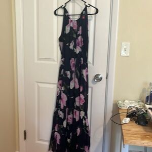 Vince Camuto midi dress navy floral